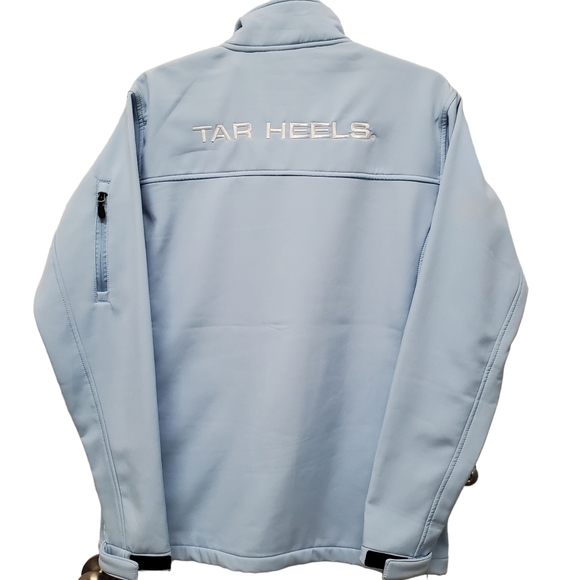 UNC Tarheels Men's Zip Jacket Carolina Blue Medium Knights Apparel Lined - Picture 2 of 12